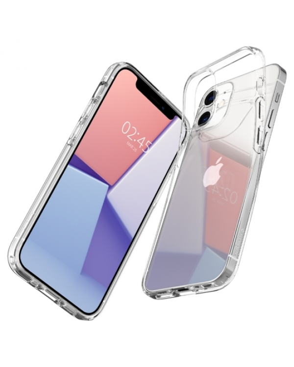 Case SPIGEN Liquid Crystal ACS01740 for Iphone 12 Mini - Crystal Clear