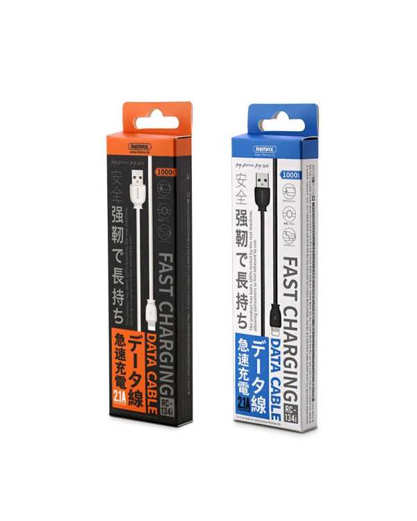 Remax Suji RC-134i USB / Lightning Cable 2.1A 1M black