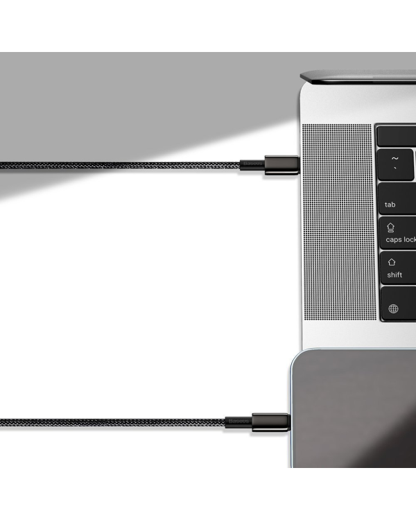 Кабель Baseus Tungsten Gold Type-C - Type-C | 100 Вт | 2 м | черный