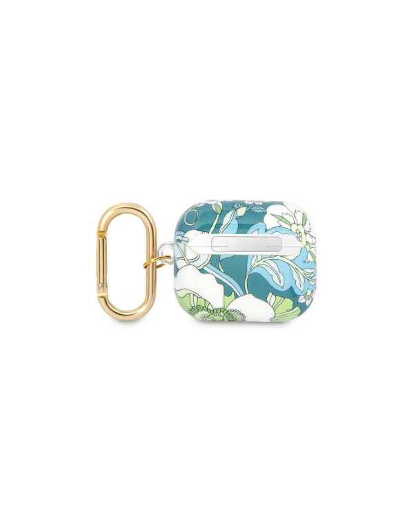 Guess case for Airpods 3 GUA3HHFLN green Flower