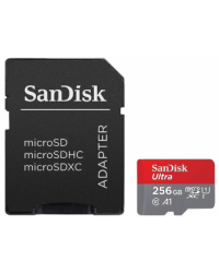 Карта памяти Sandisk Ultra microSDXC 256 ГБ + адаптер
