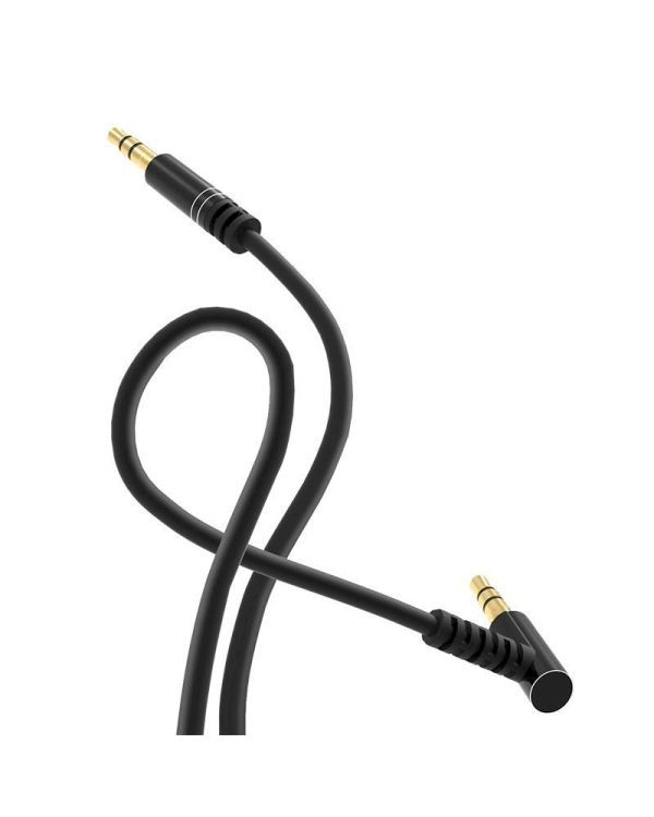 Dudao angled cable AUX mini jack 3.5mm 1m cable white (L11 white)