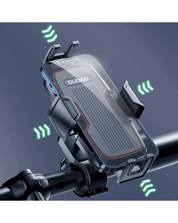 Dudao bike phone holder on the handlebar black (F7PRO)
