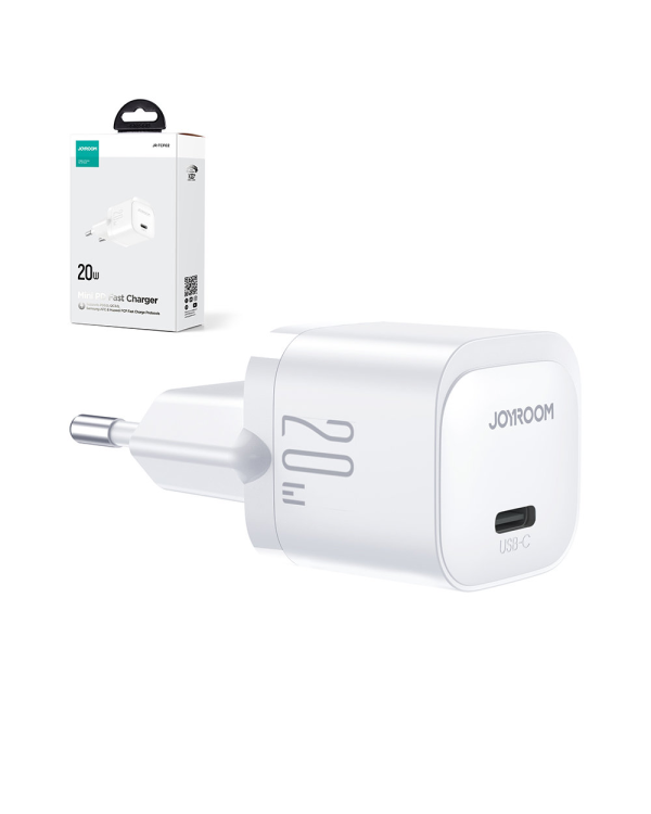 Mini charger USB C 20W PD Joyroom JR-TCF02 - White