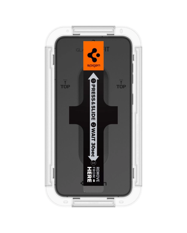 TEMPERED GLASS Spigen GLAS.TR "EZ FIT" 2-PACK GALAXY S23 CLEAR