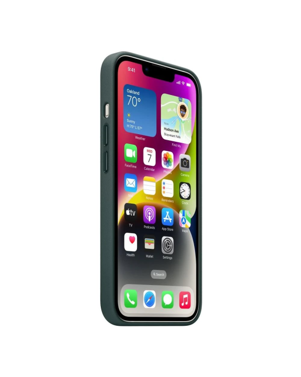 MPP53FE|A Apple Кожаный чехол Magsafe для iPhone 14 | зеленый