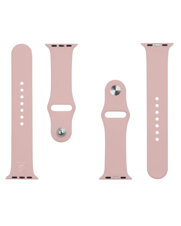 Tactical 484 Silicone Band for Apple Watch 1/2/3/4/5/6/7/SE 38/40/41mm Pink