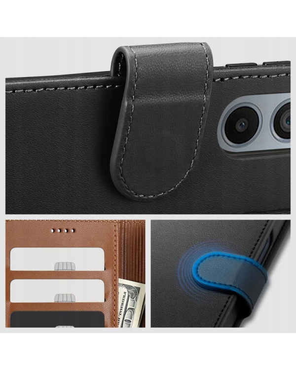 Tech-Protect Wallet case for Xiaomi Redmi 12C - black