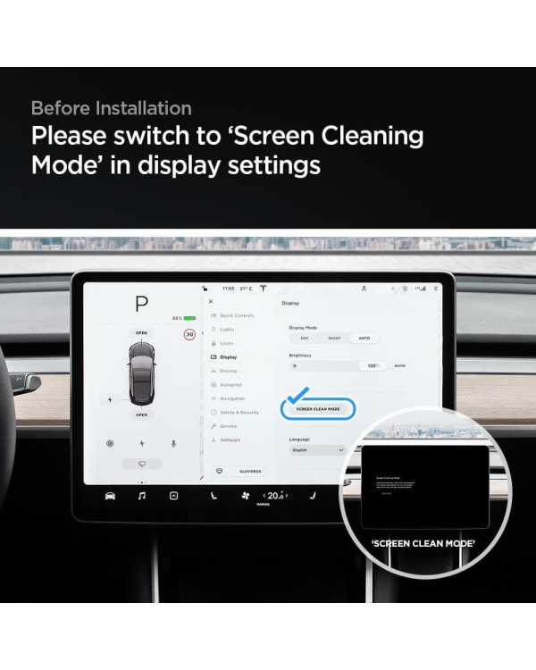 TEMPERED GLASS Spigen GLAS.TR "EZ FIT" TESLA MODEL Y | 3