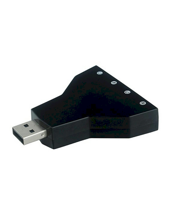 Fusion аудио карта USB / 7.1 / Регулируемая Громкость / Микрофон