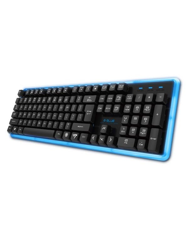 Игровая клавиатура E-Blue K734 USB / 3 цвета LED / черная (ENG)