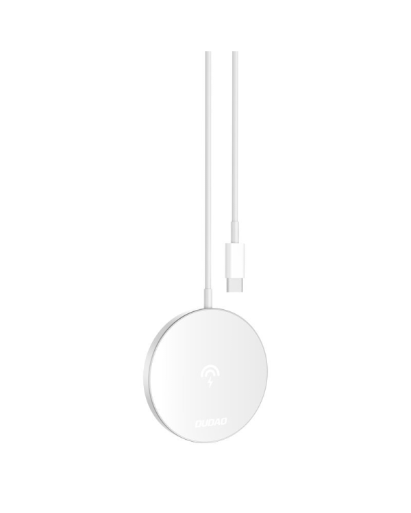 Dudao 15 W magnetic wireles Charger + 20 W wall charger included (MagSafe compatible) white (A12XS)