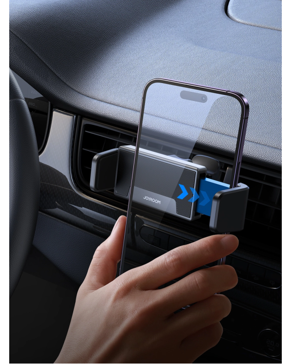 Joyroom автомобильный держатель телефона для вентиляционного отверстия черный (JR-ZS377)
