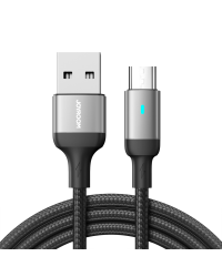Joyroom USB кабель - micro USB 2.4A для быстрой зарядки и передачи данных 1.2 м черный (S-UM018A10)