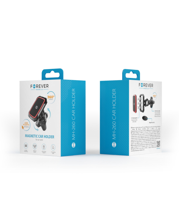 Forever car holder for air vent MH-260 magnetic black