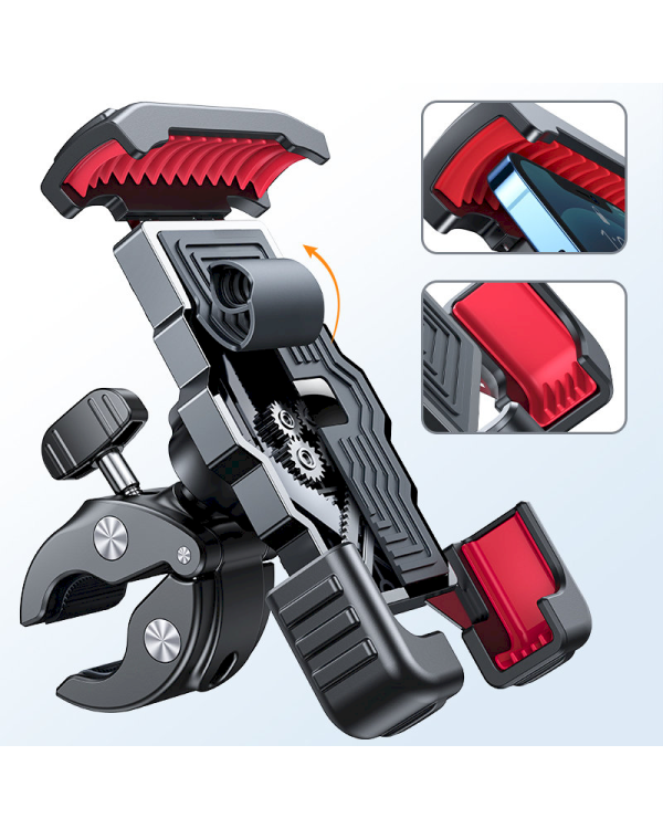 Wozinsky metal bicycle smartphone holder for handlebar black (WBHBK4)