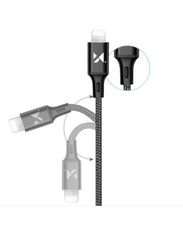 Wozinsky cable USB - Lightning 2,4A 2m white (WUC-L2W)