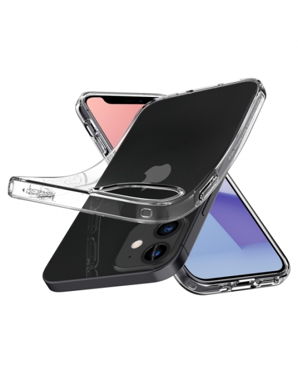 Case SPIGEN Liquid Crystal ACS01740 for Iphone 12 Mini - Crystal Clear