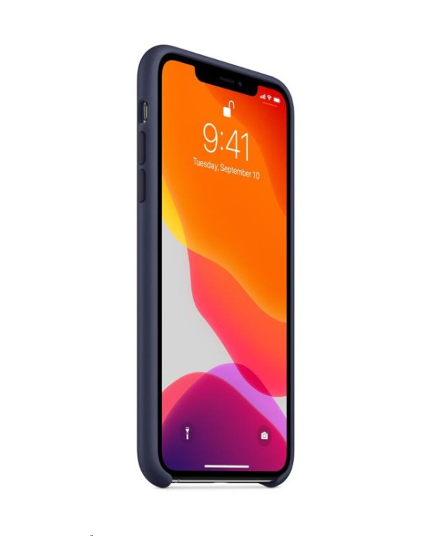 MWYW2ZM|A Apple Silicone Cover for iPhone 11 Pro Max Midnight Blue (Damaged Package)