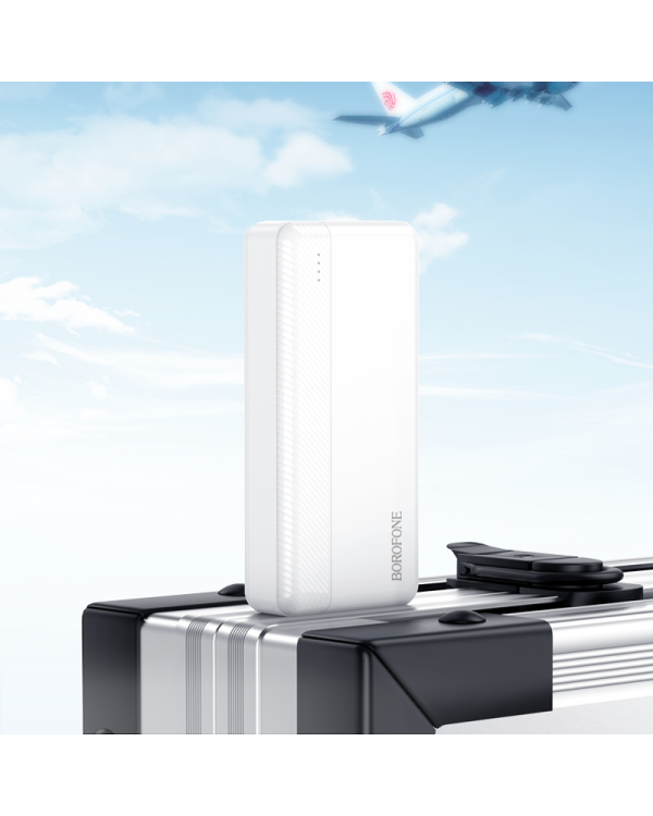 Borofone Power Bank 20000mAh BJ24A - 2xUSB - белый