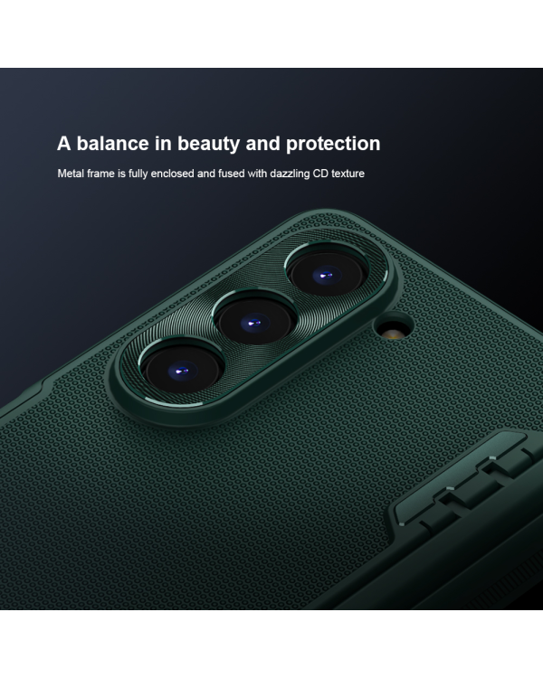 Nillkin Super Frosted FOLD Stand Back Cover for Samsung Galaxy Z Fold 5 Blue