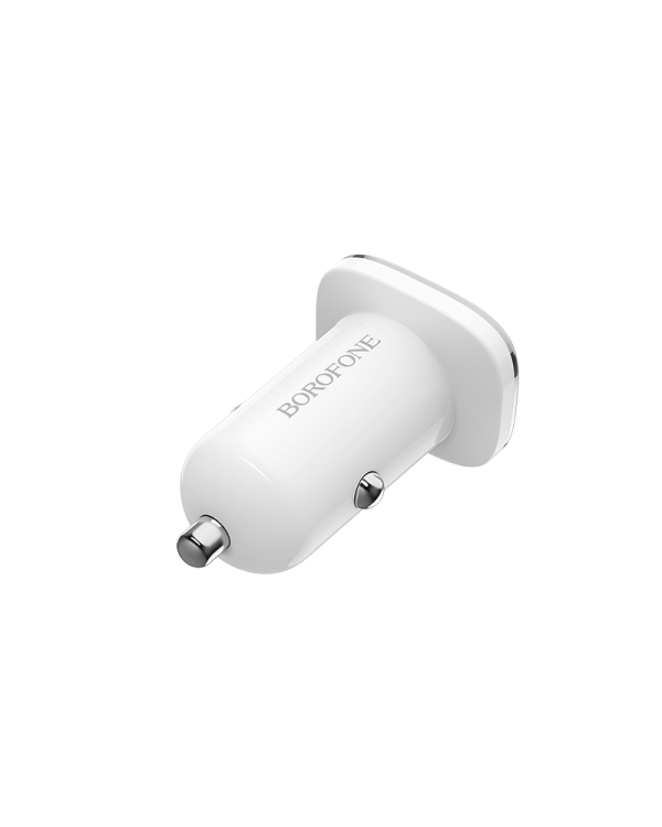 Borofone Car charger BZ12 Lasting Power - 2xUSB - 2,4A white