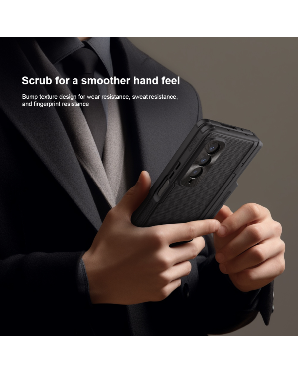 Nillkin Super Frosted FOLD Slot+Stand Back Cover for Samsung Galaxy Z Fold 4 Black
