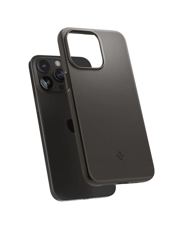 Spigen Thin Fit, gunmetal - iPhone 15 Pro Max
