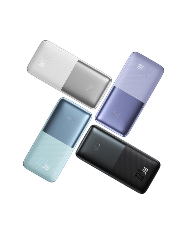 Baseus Bipow Pro powerbank 10000mAh 22.5W + USB 3A cable 0.3m purple (PPBD040005)