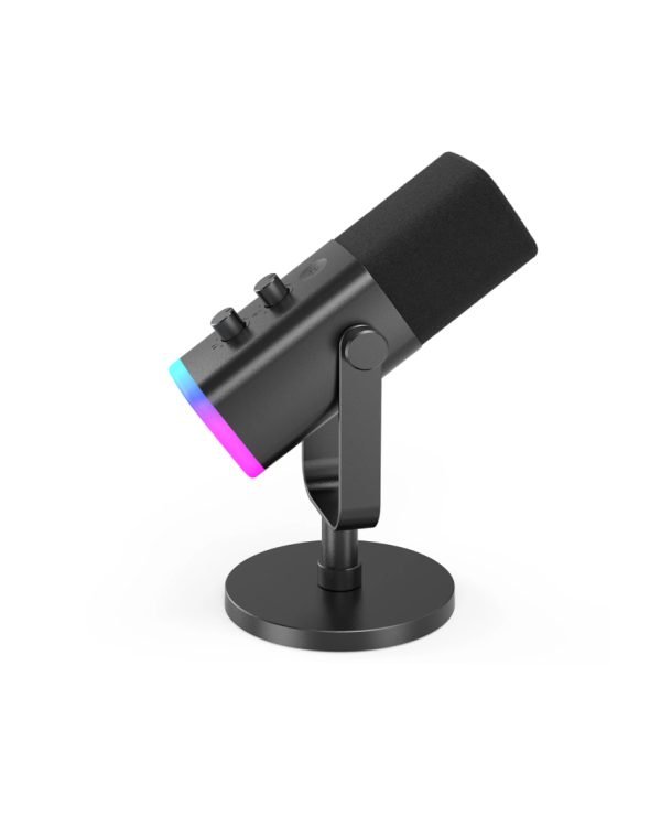 Микрофон Fifine AmpliGame AM8 RGB для игр | подкасты | потоки | XLR черный