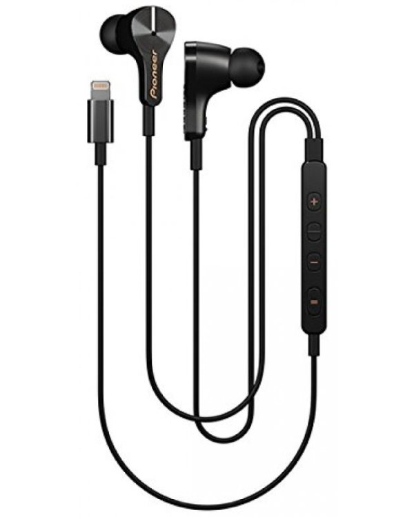 Pioneer RAYZ Lightning iPhone Mobile Наушники с Микрофоном черный