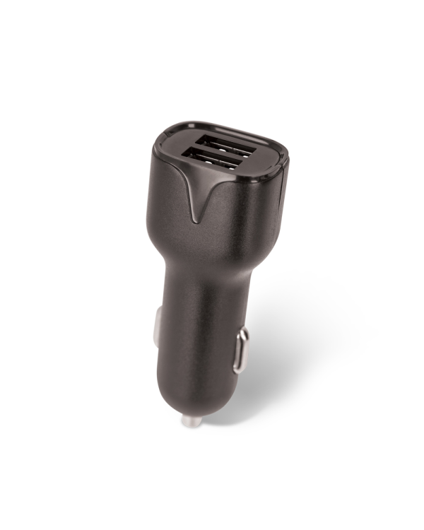 Maxlife MXCC-01 car charger 2x USB 2.4A black + USB-C cable