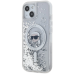 Karl Lagerfeld Liquid Glitter Karl Head MagSafe case for iPhone 15 | 14 | 13 - transparent