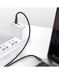 Кабель Baseus Tungsten Gold Type-C - Type-C | 100 Вт | 2 м | черный