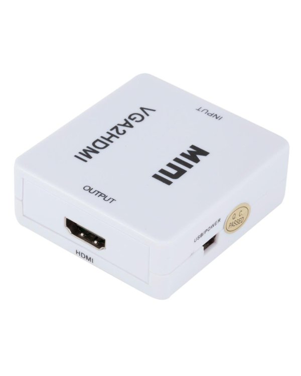 Fusion конвертер видеосигнала VGA в HDMI (+ Audio) Белый