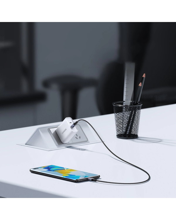 Ugreen US535 USB-C | USB-C PD кабель 240W 5A 1м - серый