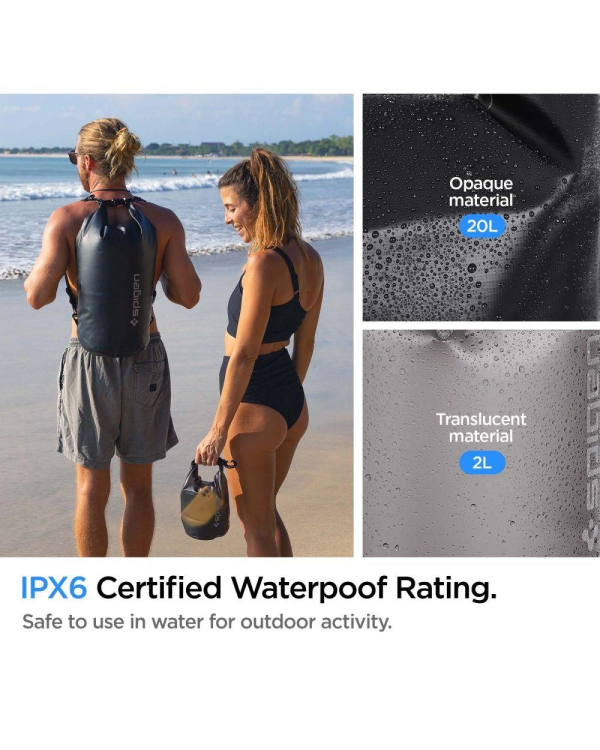 Spigen A630 УНИВЕРСАЛЬНАЯ ВОДОНЕПРОНИЦАЕМАЯ СУМКА ЧЕРНАЯ