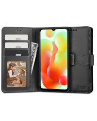 Tech-Protect Wallet case for Xiaomi Redmi 12C - black