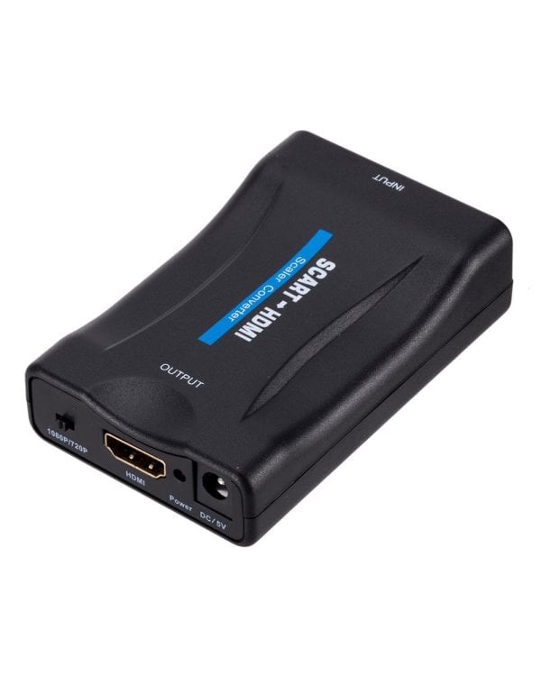 Fusion конвертер видеосигнала SCART в сигнал HDMI (+ аудио) Черный