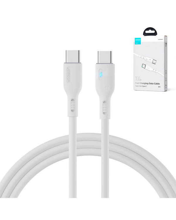 Joyroom S-CC100A13 USB C - кабель USB C 100 Вт 2 м белый