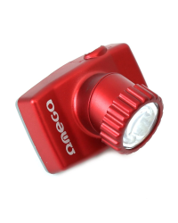 Налобный фонарь Omega OHL8 с 8 светодиодами | ремешок | красный