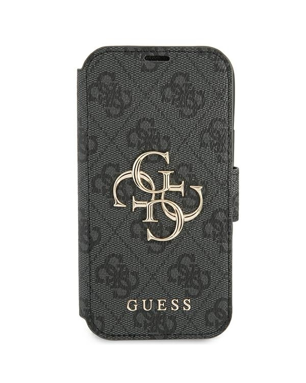 Guess GUBKP13L4GMGGR iPhone 13 Pro | 13 6,1" szary|grey book 4G Big Metal Logo