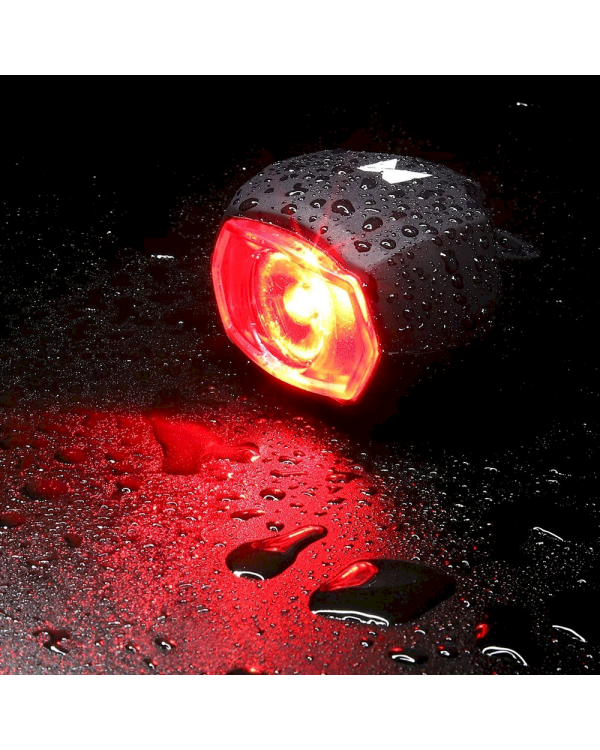 Wozinsky задний велосипедный фонарь micro USB заряд черный