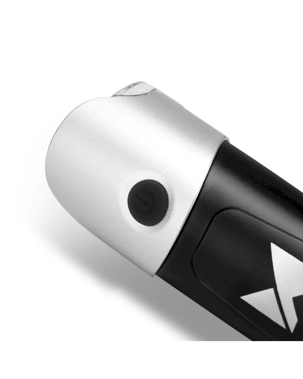 Wozinsky передний велосипедный фонарик с USB зарядом черный - серебряный