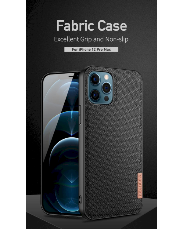 Dux Ducis Fino чехол для Apple iPhone 12 / 12 Pro черный