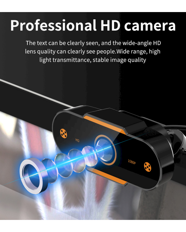 Fusion 2K  WEB Камера с Микрофоном USB 2.0 Черная 