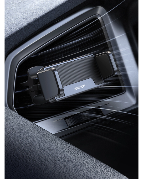 Joyroom автомобильный держатель телефона для вентиляционного отверстия черный (JR-ZS377)
