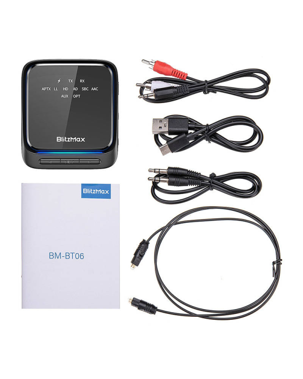 Bluetooth 5.2 Transmitter | Receiver BlitzMax BT06, aptX
