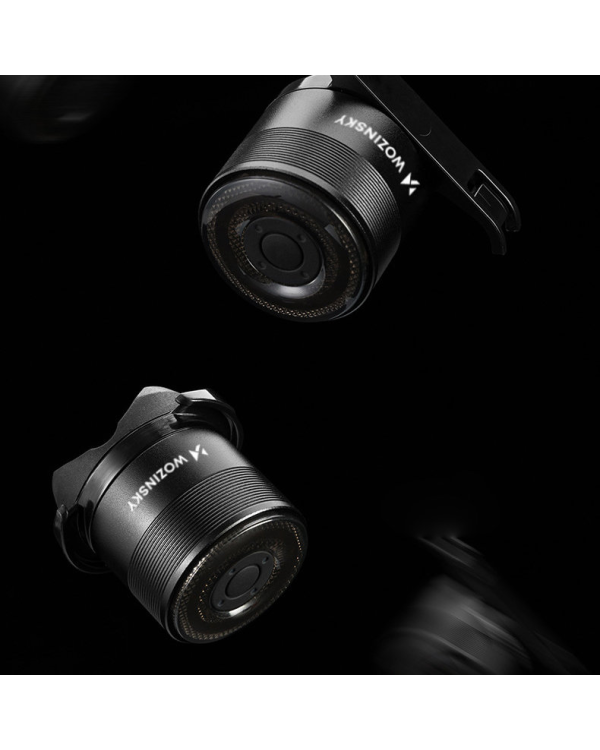 Wozinsky светодиодный задний велосипедный фонарь с микро USB красный свет 5 режимов черный (WRBLB2)