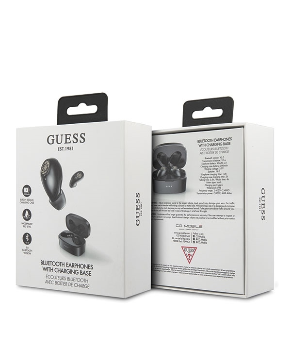 Guess Bluetooth-наушники TWS GUTWSJL4GBK черный 4G